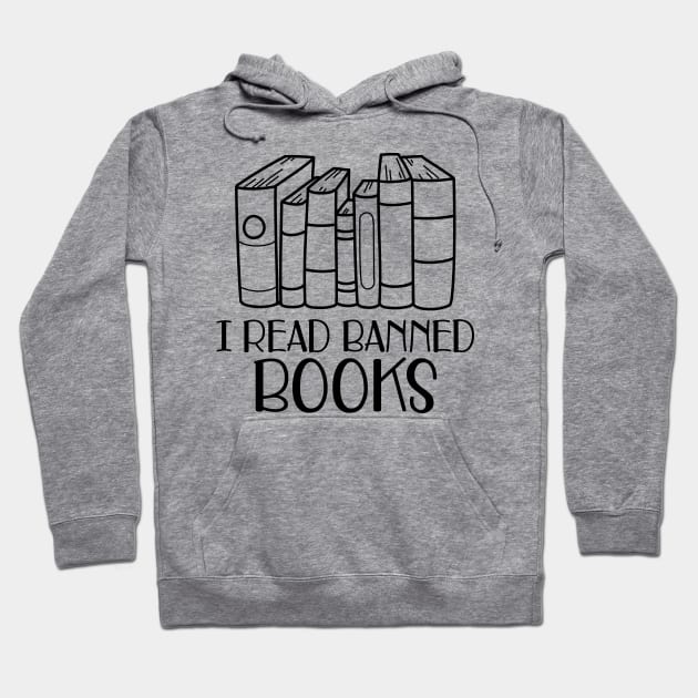 Book - I read banned books Hoodie by KC Happy Shop